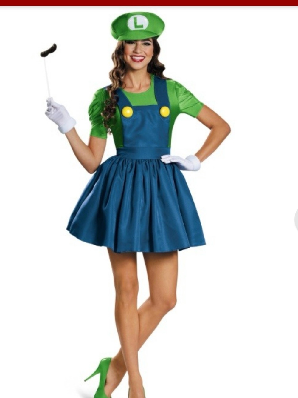 Luigi  women’s Costume - medium